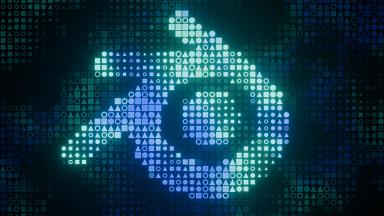 Abstract Blender icon(blue)